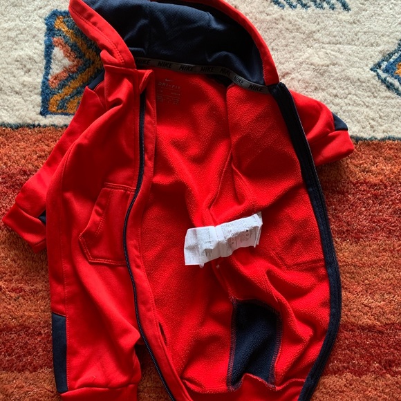 Nike Dri-fit hooded zip up romper jumpsuit - Picture 9 of 10